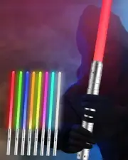 Lightsaber, RGB 7 Colors Metal Hilt Light Saber, Smooth Swing USB Rechargeabl...