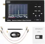 LAPOOH SA6 Portable Spectrum Analyzer Signal Generator 3.2 inch Touched Screen Multifunctional Handheld Spectrum Analyzer Signalizer Signal Tester