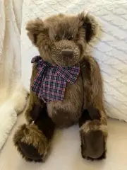 Nesbit Je M’appelle Bear Gund America’s Teddy Bear Brown Plush 15" #15057
