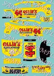 2024 JJ Yeley #44 Ollies Cup 1/64 Peel&Stick Decals