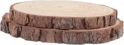 GANAZONO 2Pcs Garden Stepping Log Paver Durable Outdoor Foot Step Stones for Lawn Decor Weather Resistant Wooden Garden Pathway Stones