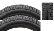 Pack of 2 Sunlite Fat1276 20x4.5 Wire TPI Bk/Blk