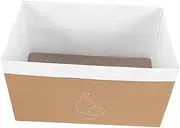BESPORTBLE 1 Set Comfortable Cat Scratching House Multi Functional Scratch Nest Durable Corrugated Design Indoor Outdoor Use Breathable Pet House for Cats Protects Furniture from Damage