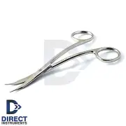 Double Curved Goldman Fox Scissors 13 cm Dental Surgical Micro Shears Super Cut