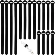 100PCS Reusable Cable Ties - Multi-Purpose Cable Management Hook & Loop Cable...