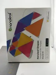 17 Panel NEW NanoLeaf Shapes Triangles & Mini Triangles Smarter Kit Fast Ship