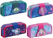 Keyroad Pencil case, School Pencil case Without Equipment, Pencil case 22.5 x 11 x 6 cm, Colour Mix/1 Piece, Mix, Classic