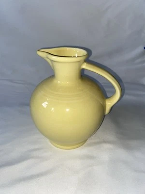 Vintage Yellow Fiestaware Carafe Pitcher Post 1986 NEW IN BOX