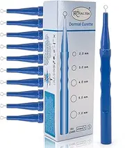[Royaltek] Sterile Disposable Dermal Curettes Easy Peel Pack - Box of 10 (3.00 Mm)