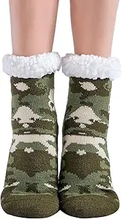 [Hisonwel] Children's Winter Socks, Warm Thick Winter Socks, Cuddly Socks, Non-Slip Socks with Sherpa Lining, Children's Thermal Socks, House Socks, Floor Socks