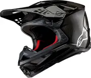 Alpinestars Supertech S-M10 Fame, motocross helmet , color: Black , size: S