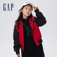 在飛比找蝦皮商城優惠-Gap 兒童裝 Logo雙面穿飛行外套-紅色(507796)