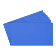 Foam Sheets Crafts Arts Foam Paper 30cm x 20cm x 1.7mm/ Bright Blue / 6 Pcs