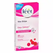 Veet Wax Strips Normal Skin 20 Pack