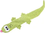Dog Squeaking Toys, Plush Animal Toys, Exercise Game Play Bite Pet Supplies for Small, Medium -Sized, Large Dogs, Green