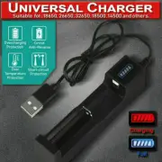 Flashlight Battery Charger Universal 3.7V Rechargeable Battery 14500 16340