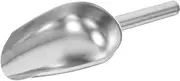 ABOOFAN Reusable Stainless Steel Ice Cube Scoop Multi Functional Kitchen Shovel for Flour French Fries and Grain Ergonomic Design Easy to Clean Kitchen Accessory
