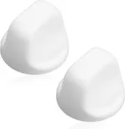 Upgraded 2Pcs S600349 Range Hood Knob, S99360233 Vent Hood Fan Control Knob Replacement Part fit for Broan Nutone, White