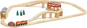 Melissa & Doug Trains & Vehicle Sets Swivel Bridge Train Set