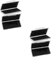 2sets Protective Box for 2 Hard Drive Case Small Storage Case Enclosure 2pcs*2
