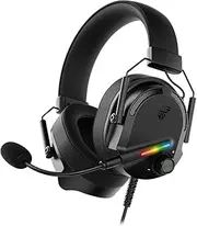 Fantech PC Headset USB Connector with Microphone 7.1 Surround Sound RGB Light Gaming Headphone (HG26)