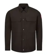 Canada Goose Burnaby Logo Patch Buttoned Jacket S,XL,L,M black