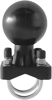 2.25'' Ball Mounts with Rectangle Plate Accessories Rubber Professional 5kg or Less Load Bearing Capacity Double U Bolt Base