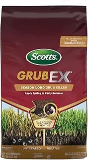 Scotts GrubEx1 Season Long Grub Killer, Protects Lawns Up to 4 Months, 10,000 sq. ft., 28.7 lbs