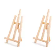 2x Jasart Tabletop Painting Colour Easel Drawing Canvas Holder Stand 40cm Neutrl