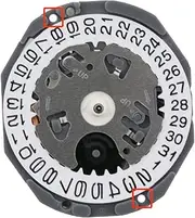 1 PCS Quartz Japan Watch Movement Overall Height 4.3MM Watches Repairing Part Accessories for Hattori (VJ22 VJ22B) Watch Accessories Watch Accessory