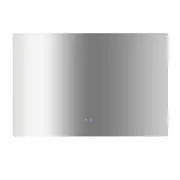 Rectangular Mirror LED Anti-Fog Illuminated Bathroom Living Room - 120x80cm