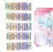 Bible Tabs for Women/Men100 Pcs Catholic Bible Tabs for Old and New Te