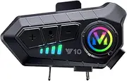 Y10 Cycle 5.3 Headset Noise Cancellation Compatible with a Varie of Helmets Hard Mic