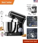 Stand Mixer, 6.5QT 10-Speed Tilt-Head Electric Stand Mixer, 3-In-1 Kitchen Mi...