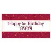 Personalized American Girl Birthday Party Banner, American Girl Tea Party Decor