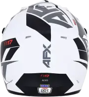 Afx Fx-17 Helmet - Aced - Matte White/White - 2Xl 0110-6498
