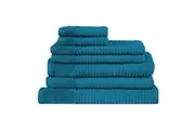 Jenny Mclean Royal Excellency 7 Piece Teal Towel Pack