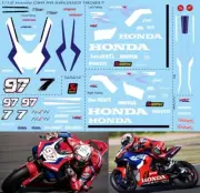 1/12 Decals for CBR 1000 RR-R Team SBK 2023 Lecuona Vierge TBD857