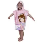SOFIA THE FIRST Girls Hooded Towel Poncho Licensed Fits 1 to 5 yrs Beach Pool