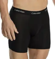 CALVIN KLEIN Ultra Soft Modern Modal Black Boxer Brief Underwear Mens Sz S M L