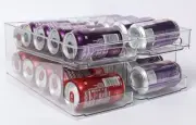 2Pack Can Organizer Bins for Fridge, Kitchen, Pantry Storage and Organization