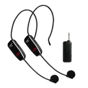 One For Two Outdoor Wireless Microphone Audio Headset Amplifier Loudspeaker