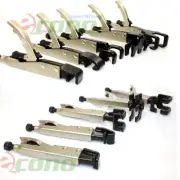5Pc Axial Locking Clamp Auto Fen Welding Grip Pliers Set Types W, L, J, LL, JJ