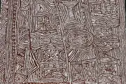Lorna Brown Napanangka , Aboriginal Art 132cm X 94cm COA Supplied