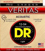 DR Strings VTA-12 Veritas Phosphor Bronze Extra Light 12-54 Acoustic Strings