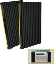 Window Air Conditioner Foam Insulation Panels,Ac Side Insulating Panel Kit,2 Pac