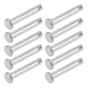 Clevis Pin 5mmx30mm 20Pcs Single Hole Flat Head 304 Stainless Steel Fastener Pin