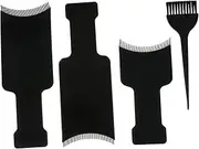 Beavorty Hair Coloring Tool Set 4pcs Highlighting Board and Brush Kit for Hair Dyeing