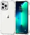 [Anti-Yellowing] Shockproof Slim Protective Case for iPhone 13 Pro 6.1" (Clear)