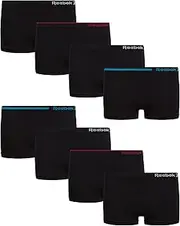 [Reebok] Girls’ Underwear – Seamless Boyshort Panties (8 Pack)